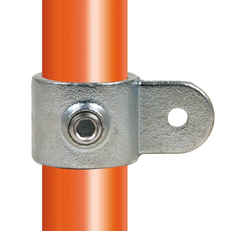 Conector tubular 173M: T corto giratorio pieza macho para montaje tubular. Se montan con una simple llave Allen