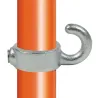 Conector tubular 182: Gancho compatible con 1 tubo para montaje tubular. se montan con una simple llave Allen