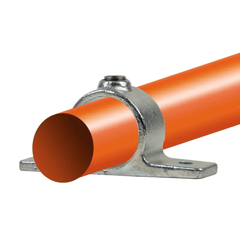 Conector tubular 198: Anillo de fijación doble para montaje tubular. Se montan con una simple llave Allen