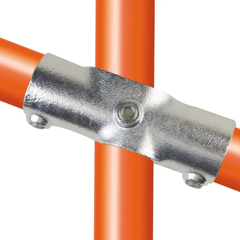 Raccord tubulaire rond. T long intermédiaire 11°-29° (256Z) pour un assemblage tubulaire