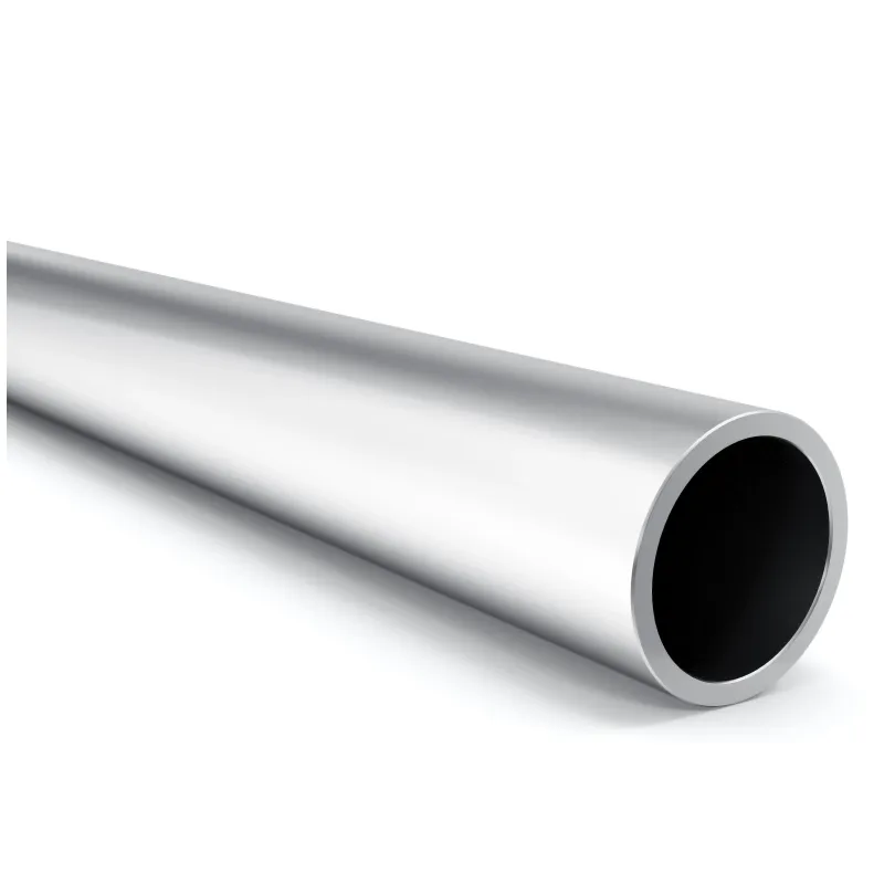 Tubo redondo de aluminio: anodizado incoloro