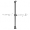 Tubular angled barrier post 0-11° - Start/end: C42 tubular structure. FitClamp