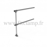 Upright tubular barrier - Extension: C42 tubular structure. Assembled with a simple Allen key