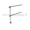 Barrière C42 droite en structure tubulaire acier galvanisé - Extension. FitClamp