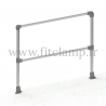 Angled barrier 0-11° - Simple: C32 tubular structure. FitClamp