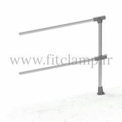 Angled barrier 0-11° - Extension: C42 tubular structure