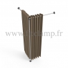 Corner fitting room - tubular structure. FitClamp