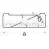 Tube clamp fitting 126 for tubular structures: Angle cross, compatible for use with 3 tubes. Assembling with a simple Allen key