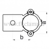 Conector tubular 137: T corto cruzado compatible con 2 tubos para montaje tubular. Se montan con una simple llave Allen.