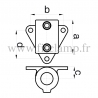 Tube clamp fitting 146 for tubular structures: Side palm fixing