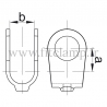 Conector tubular 160: Cruz girada tipo U para montaje tubular. Se montan con una simple llave Allen