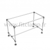 B34 Reinforced table in tubular structure: Industrial style. Easy to install. FitClamp