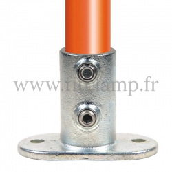 Conector tubular 132: Base con pletina alargada para montaje tubular. Con doble protección de galvanizado. FitClamp
