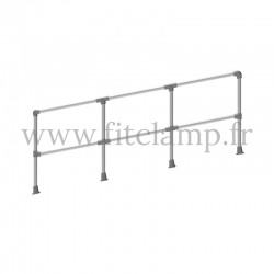 Poteau barrière inclinée 0-11° – Extension - FitClamp