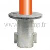 Raccord tubulaire Piètement encastré (134) pour un assemblage tubulaire. Compatible pour fixer 1 tube