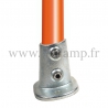 Tube clamp fitting 152 for tubular structures: Railing base flange 0 -11°. Easy to install