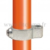 Tube clamp fitting 138 for tubular structures: Gate eye. Easy to install.