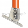 Tube clamp fitting 252Z: Slope base flange for tubular structures. Suitable for joining 1 tube