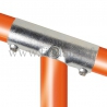 Conector tubular 255Z: T largo inclinado 11°-20° para montaje tubular. Realice fácilmente su montaje tubular.