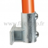 Conector tubular 145: Soporte de fijación con pletina horizontal para montaje tubular
